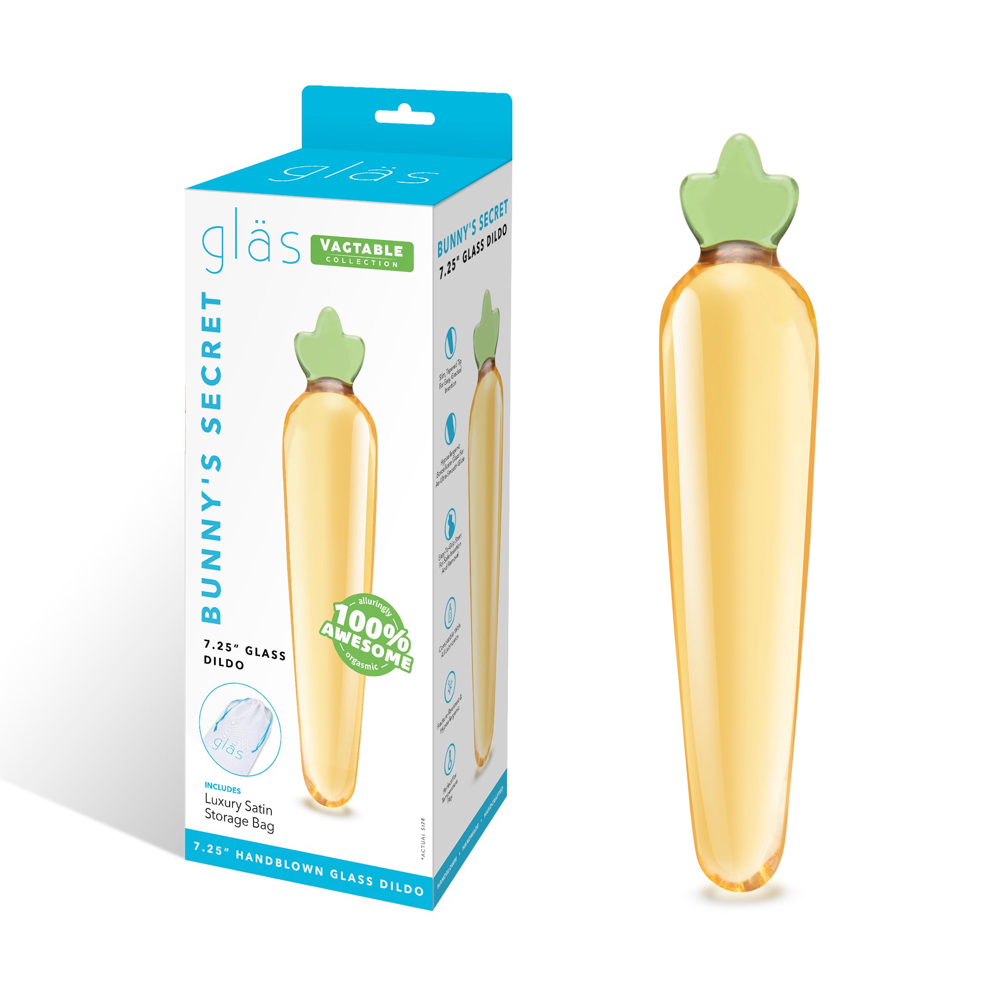 Bunny's Secret 7.25" Glass Dildo
