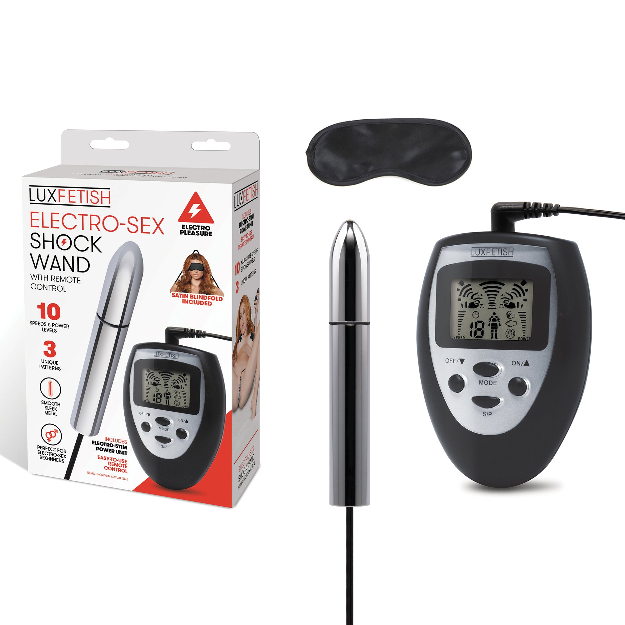 Electro-sex Shock Wand With Remote Control