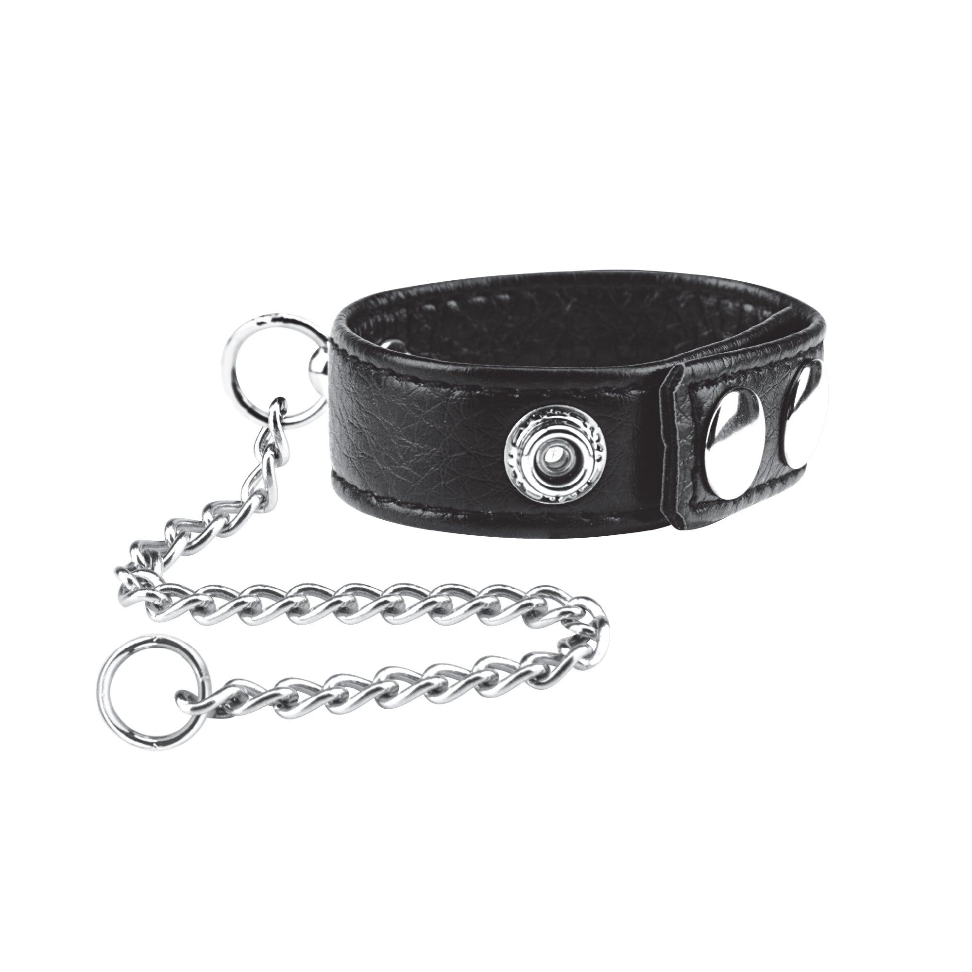 Snap Cock Ring With Leash