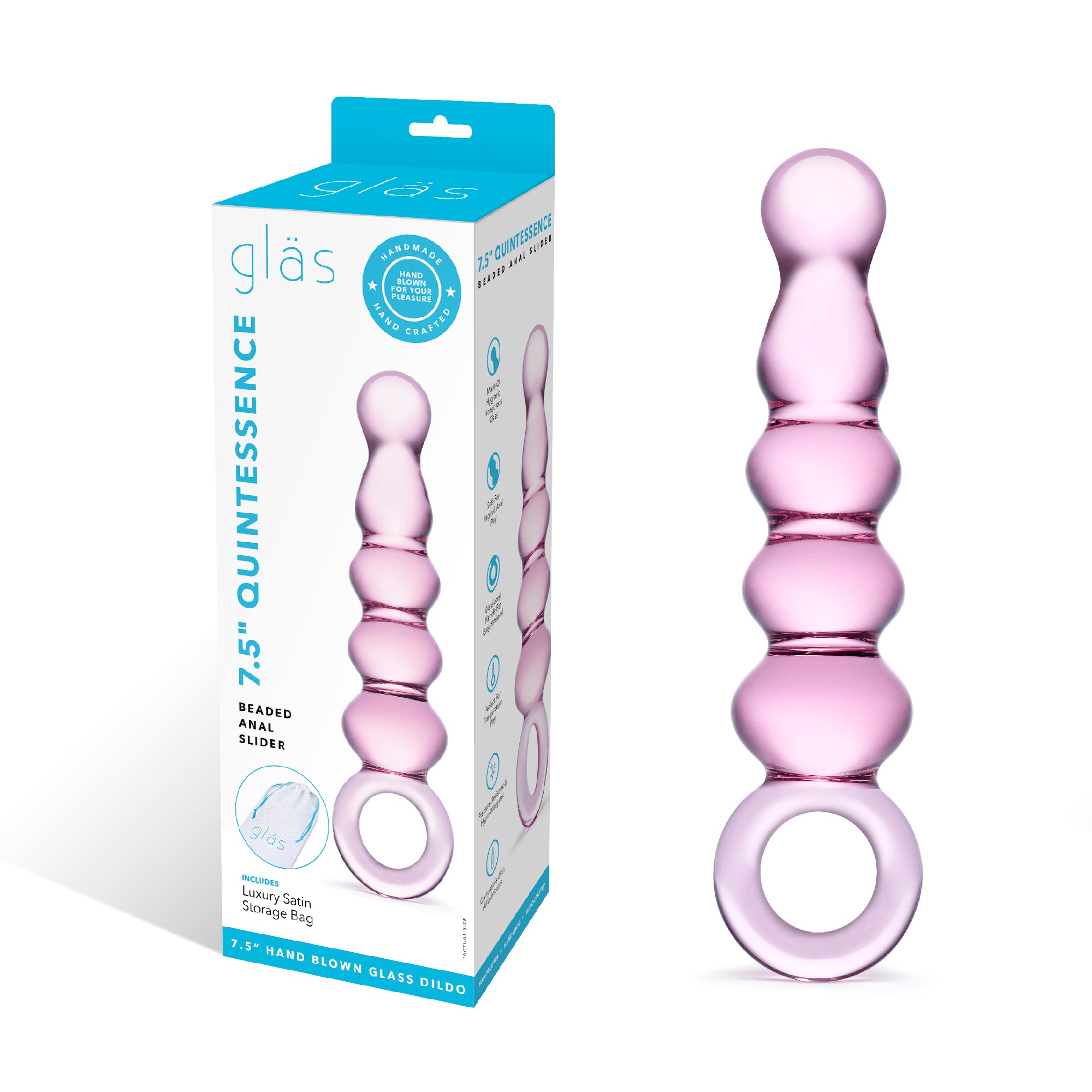 7.5" Quintessence Beaded Anal Slider