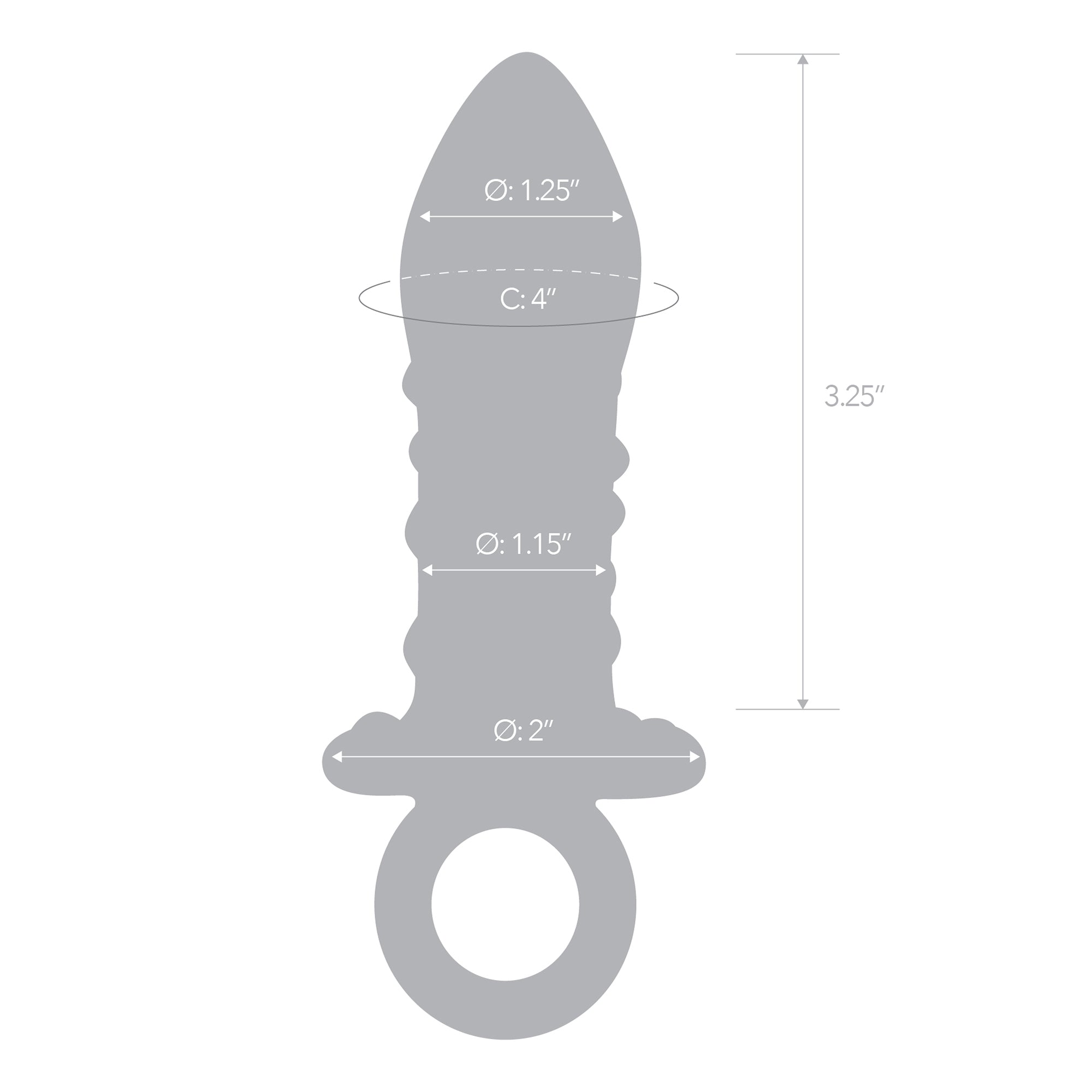 5" Pacifier Butt Plug