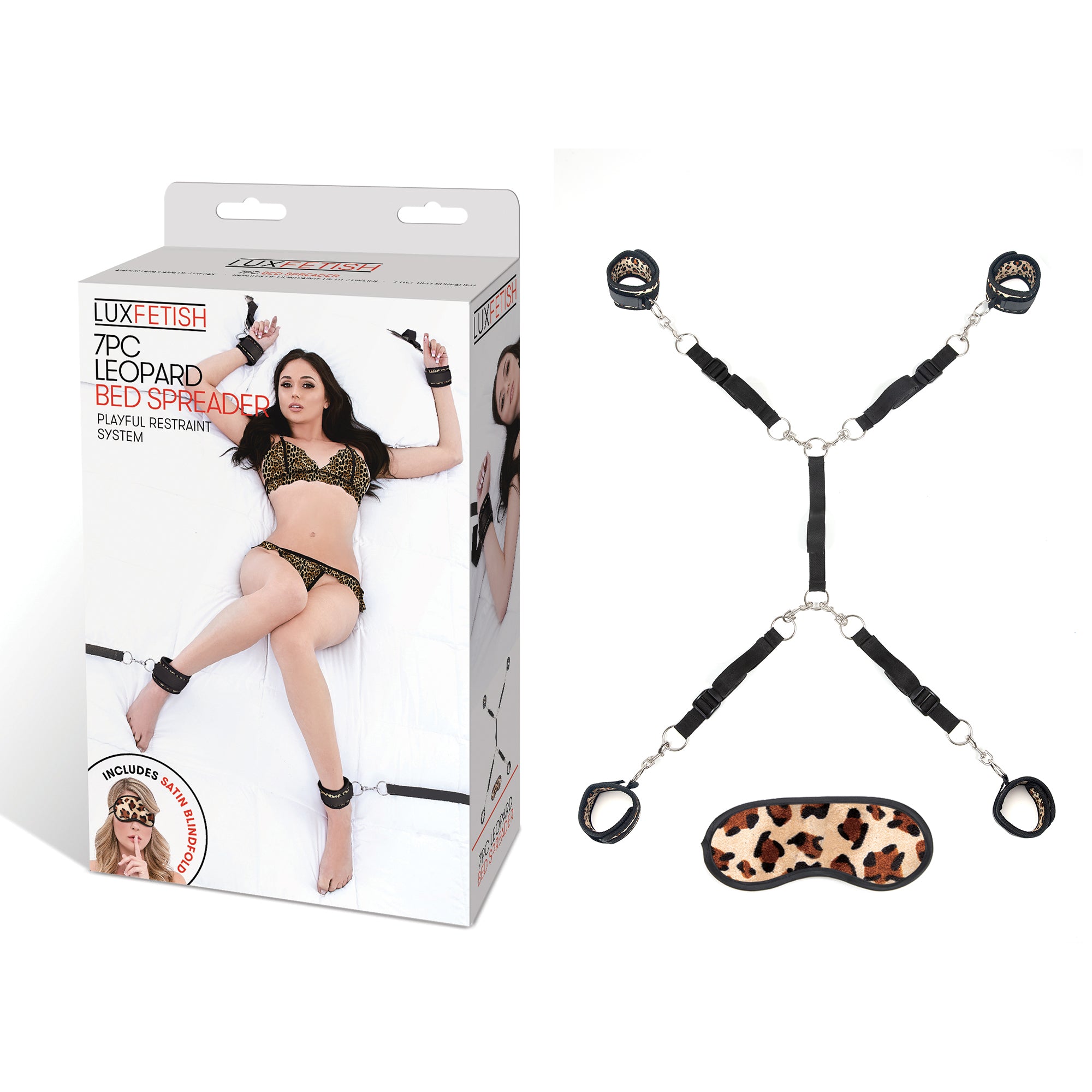 7 PC Bed Spreader - Leopard