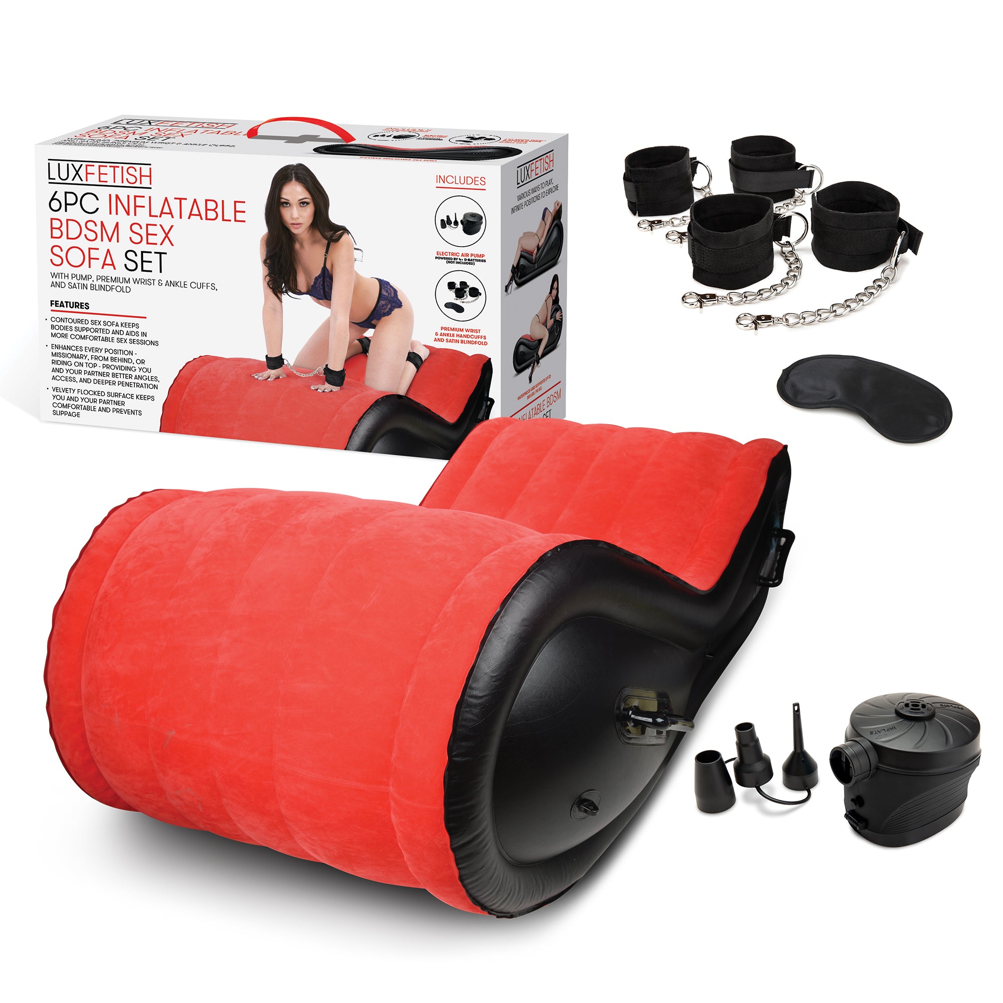 6 PC Inflatable BDSM Sex Sofa Set
