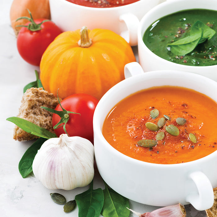 PUMPKIN & GARLIC CREAMY SOUP