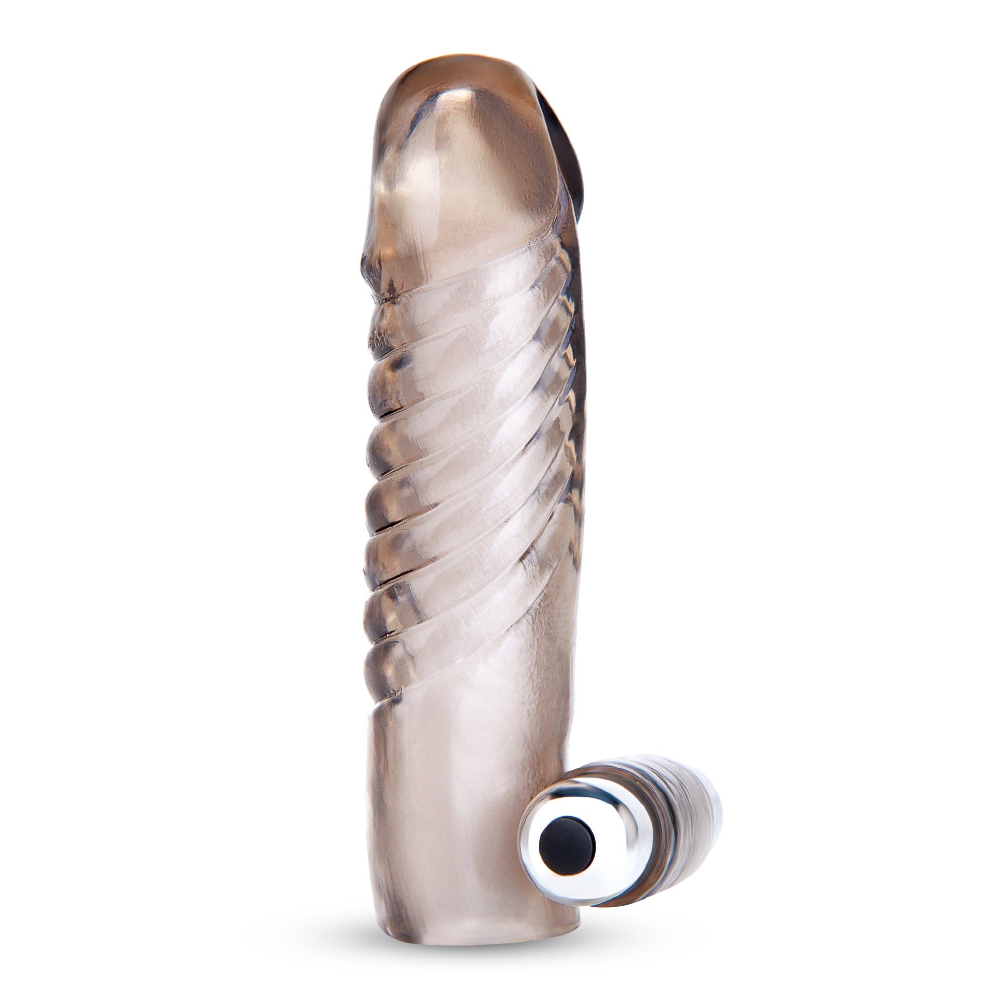 5.25" Vibrating Penis Enhancing Sleeve Extension