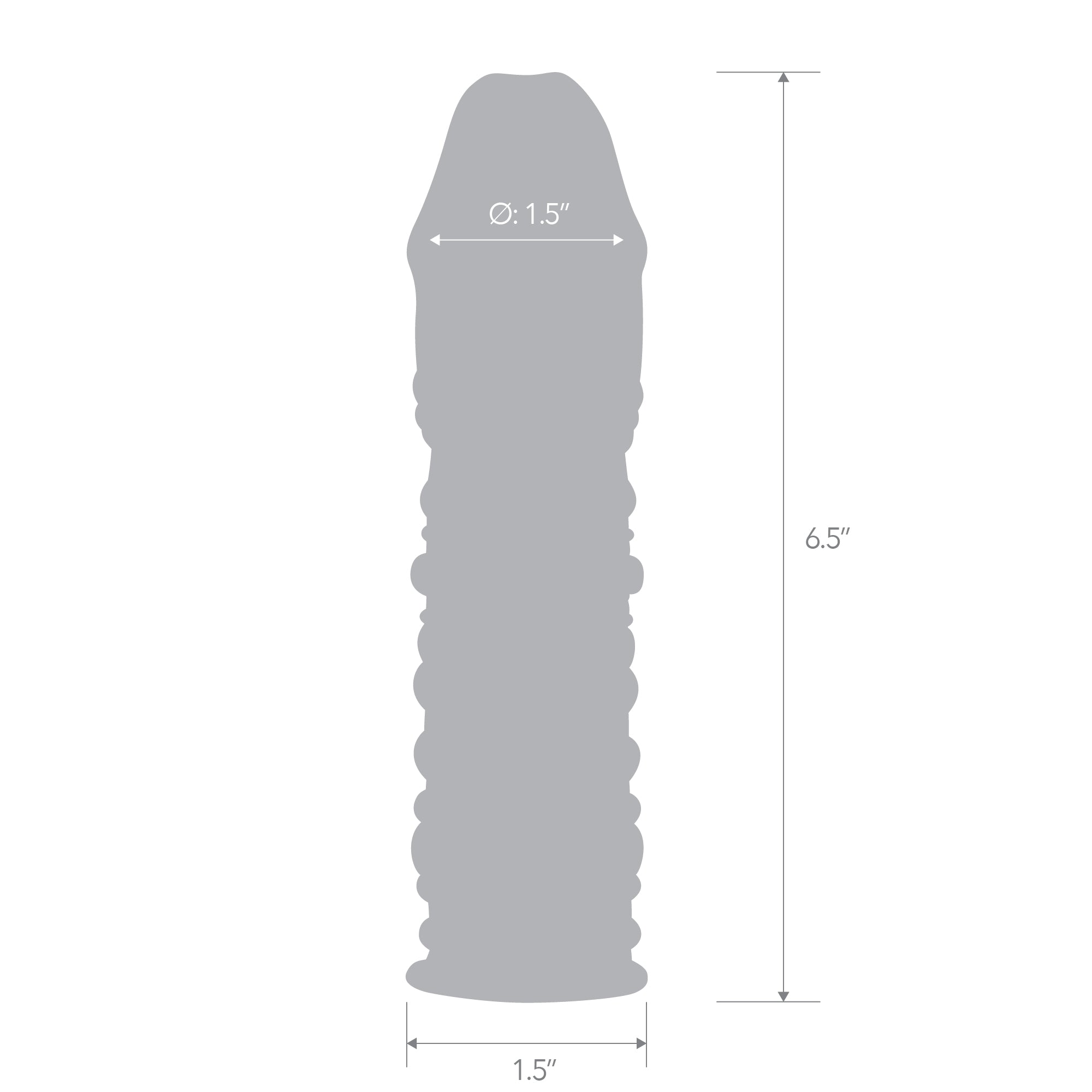 6.5" Veiny Penis Extension