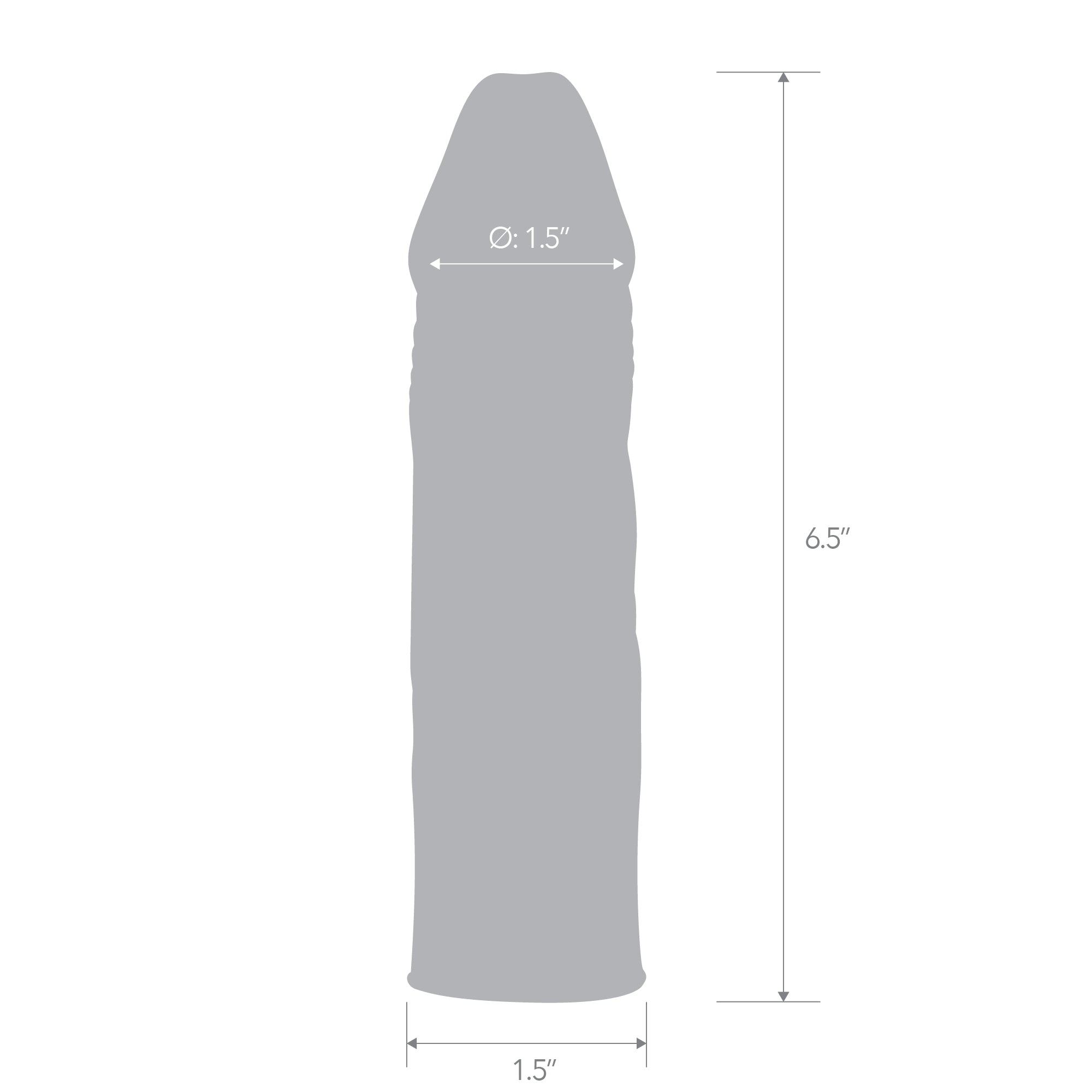 6.5" Realistic Penis Extension