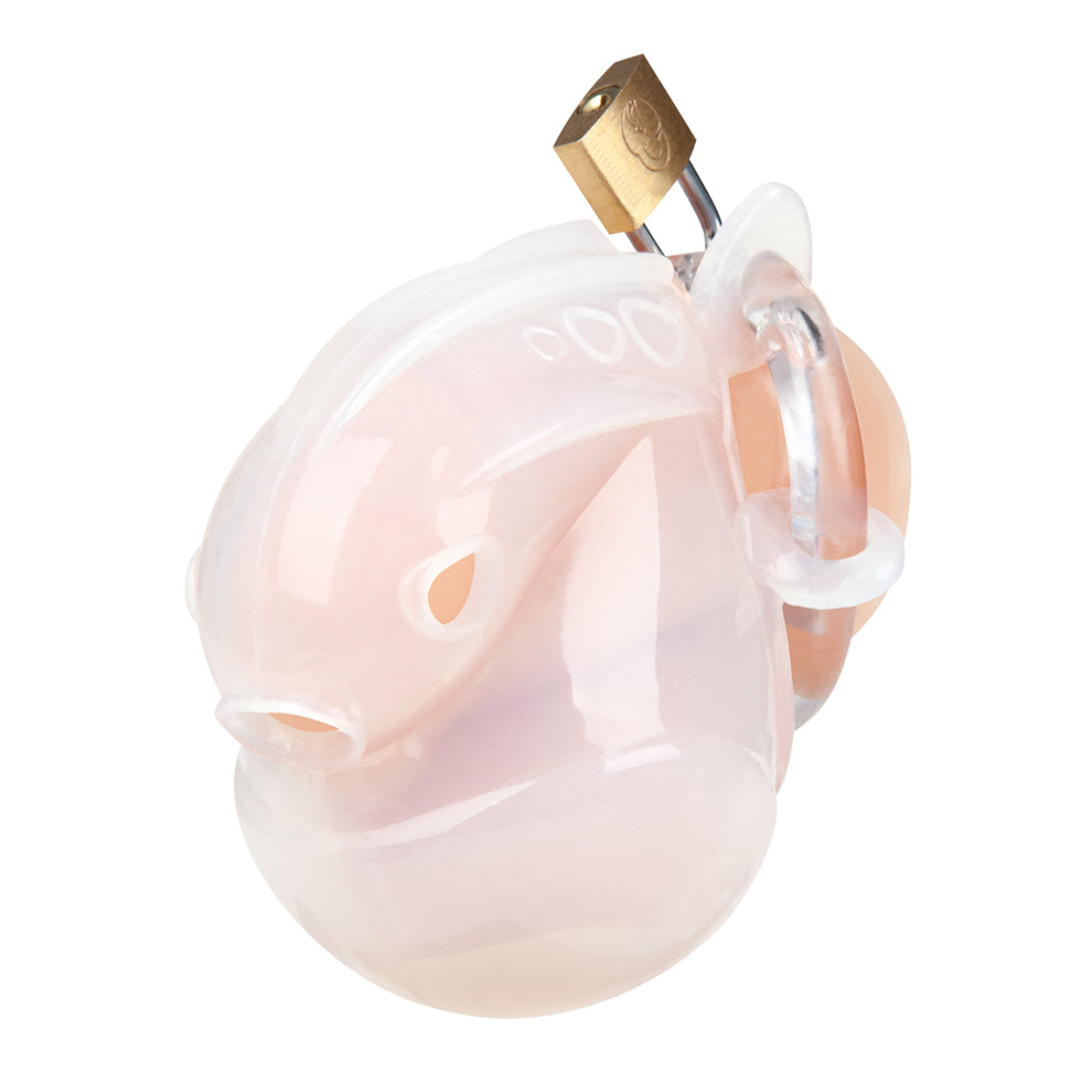 Full Restraint Silicone Cock And Balls Chastity Device 100% Coverage