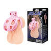 Small Pink Humiliation Acrylic Prisoner Cock Cage