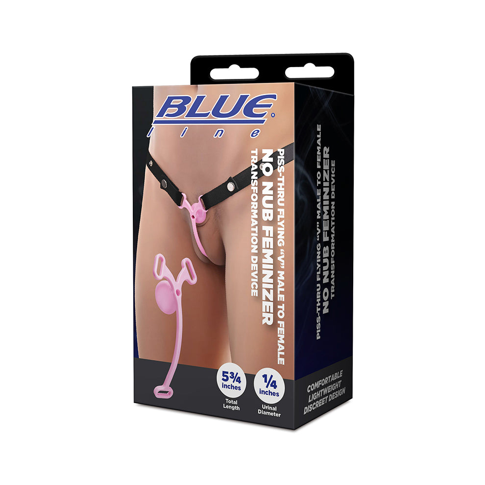 Piss-thru Flying “V” Male To Female No Nub Feminizer Transformation Device