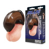 TPE Chastity Cage with Ball Loop and Pisshole - Black