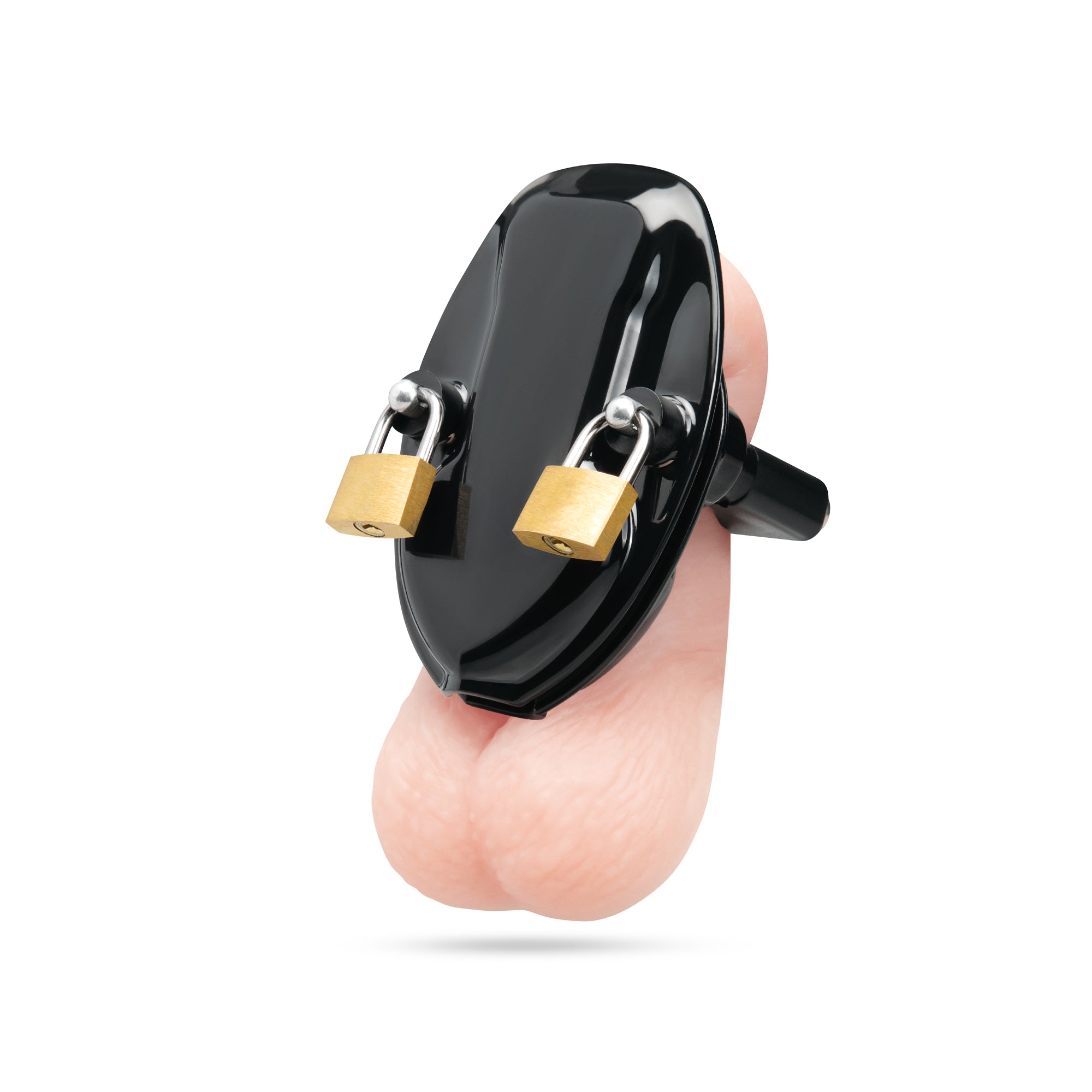 Cock Compressor Chastity Cage - Black