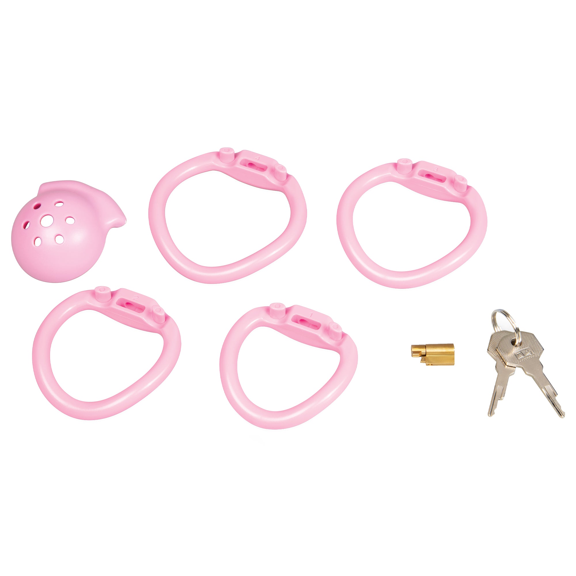 Pussyboy Pink Mini Chastity Cage
