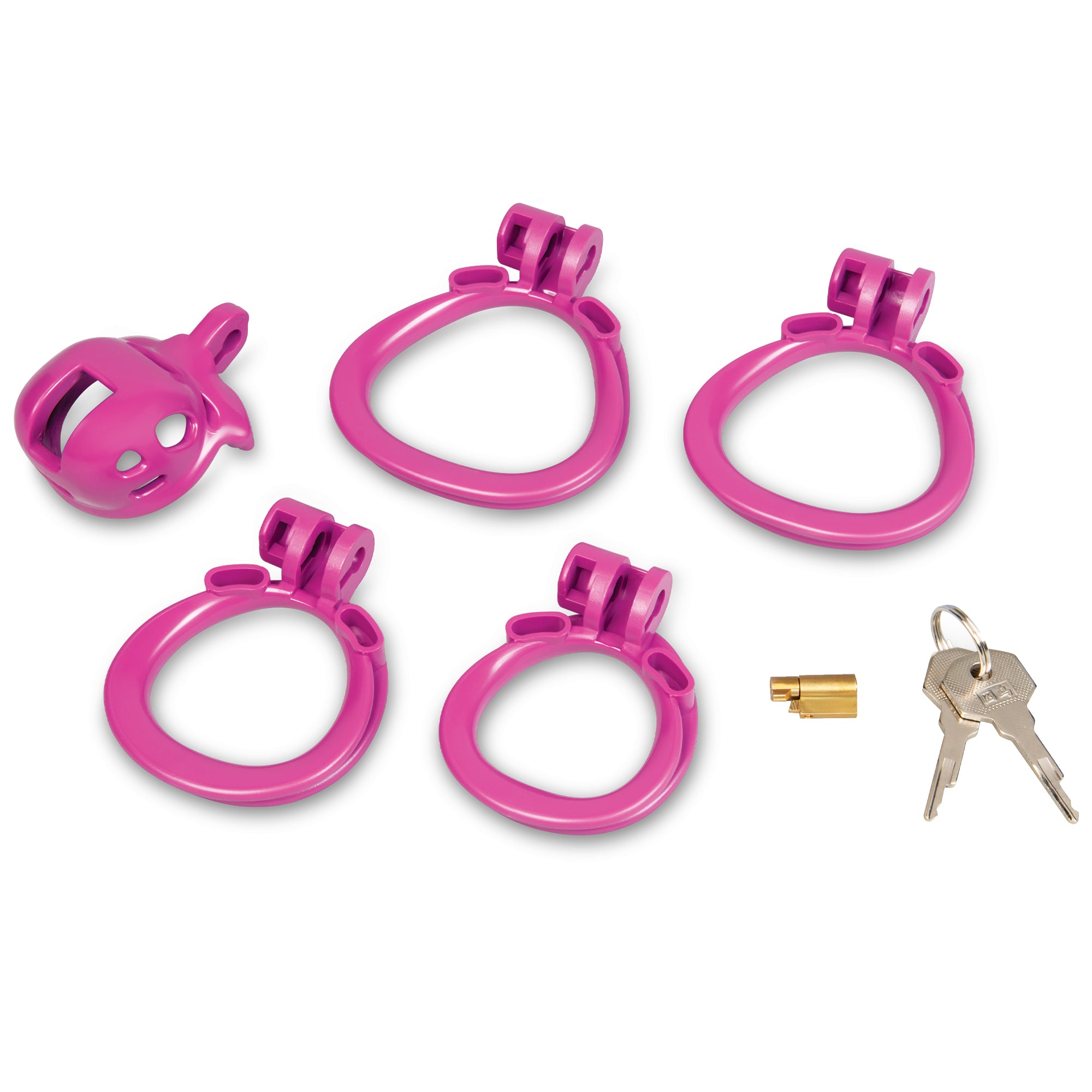 1" Bitchboy Pink Prisoner Cock Cage