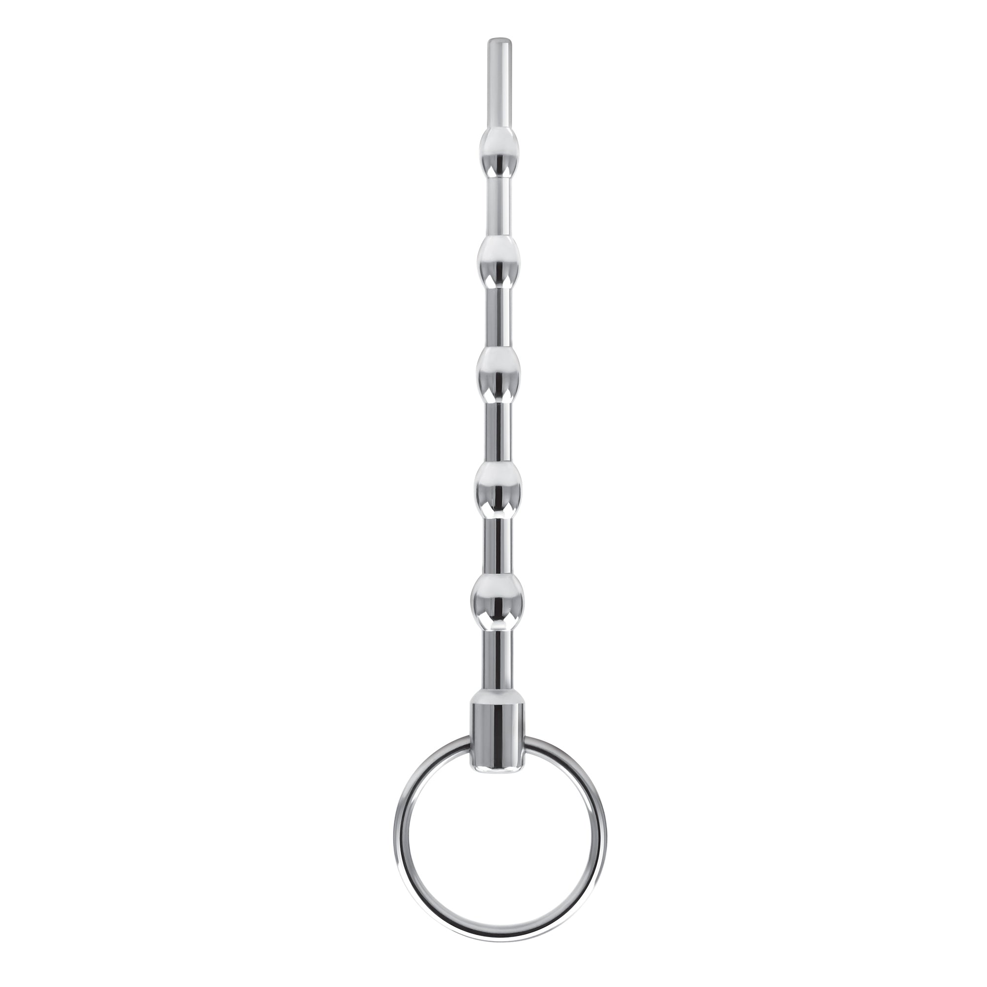 4.5" Stainless Steel Beaded Urethral Sound