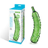 Caressing Cucumber 8.25" Glass Dildo