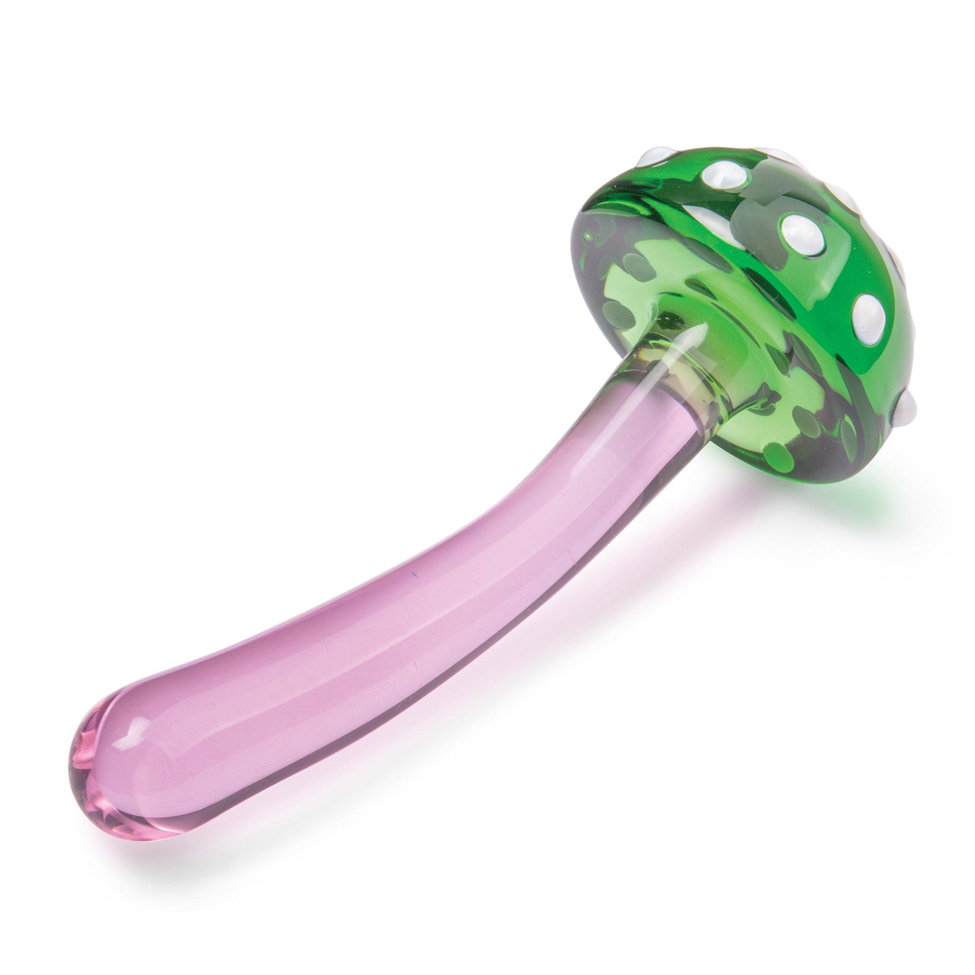 Magic Mushroom Dildo 7.5" Glass Dildo
