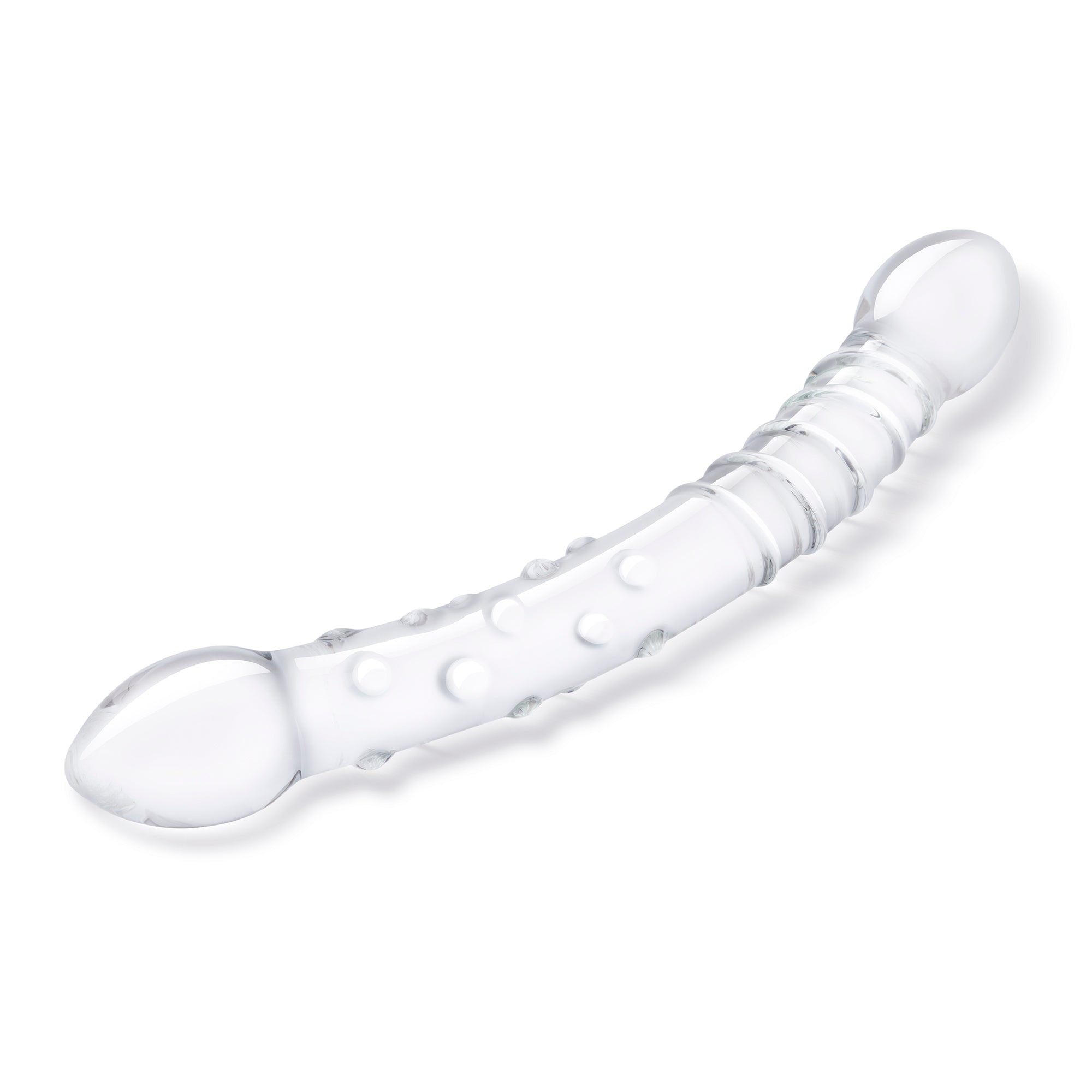 12" Girthy Double Trouble Glass Dildo