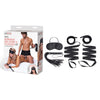 4PC Bondage Bed Strap & Flogger Kit