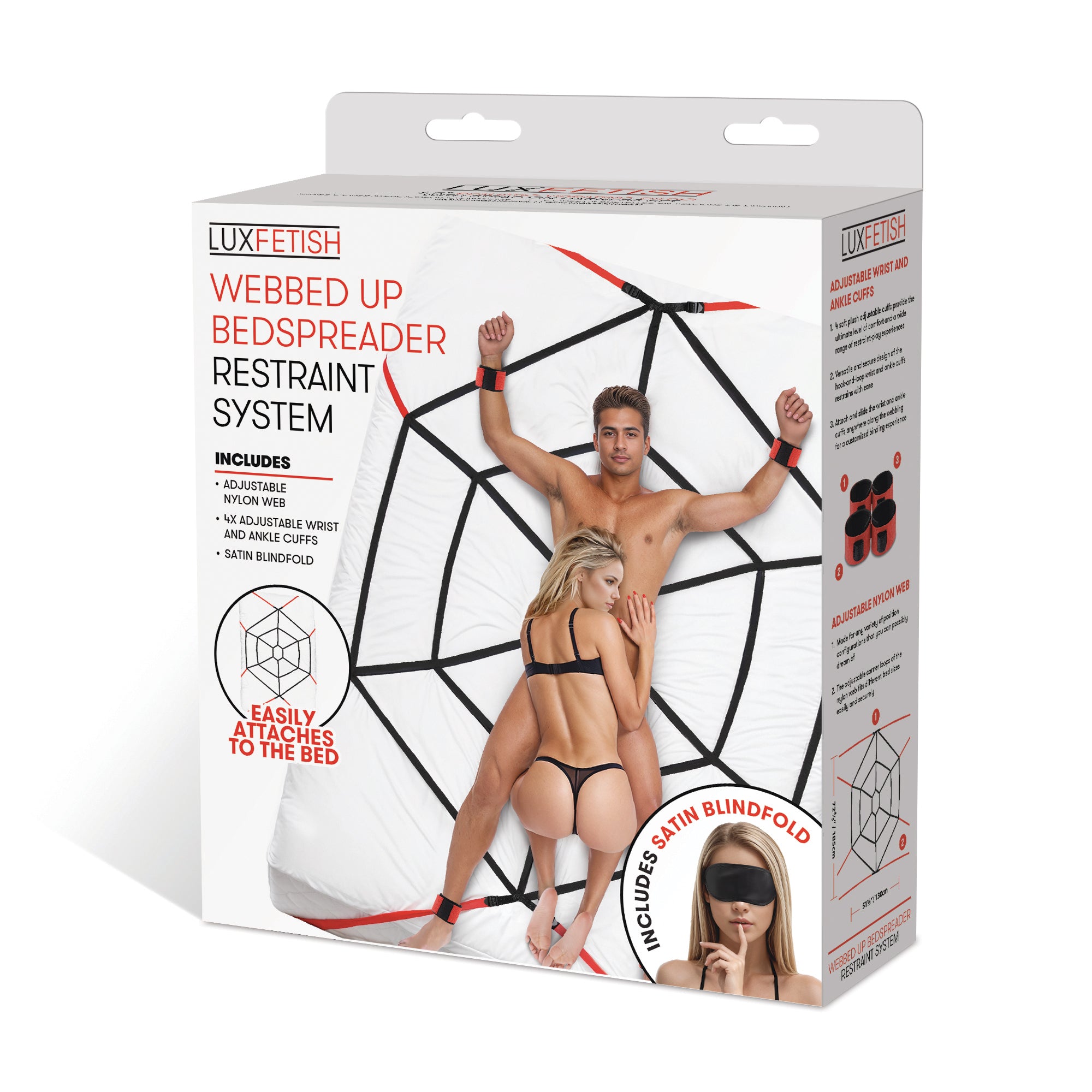 Webbed Up Bedspreader Restraint System