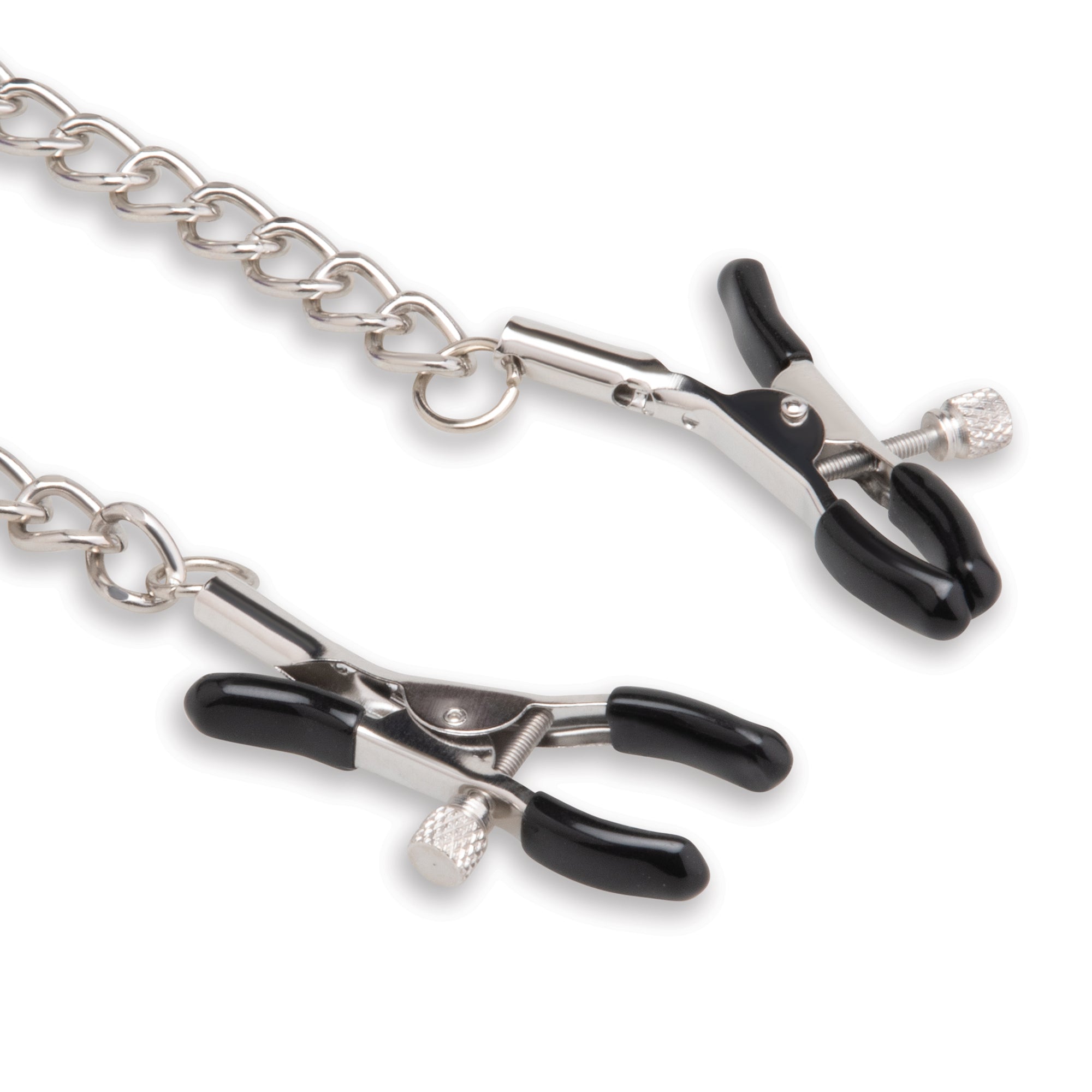 Open Mouth Gag with Nipple Clips