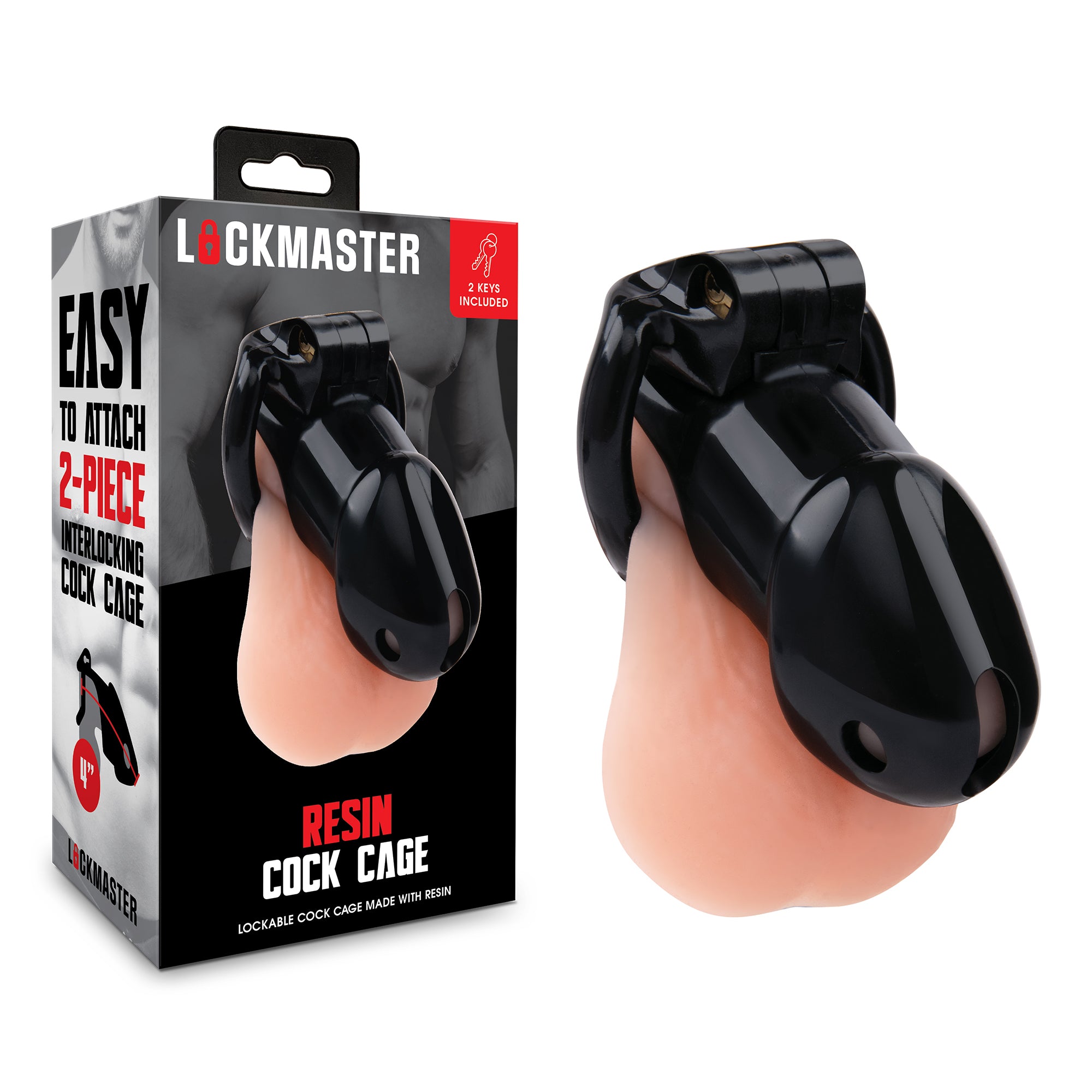 4" Resin Cock Cage