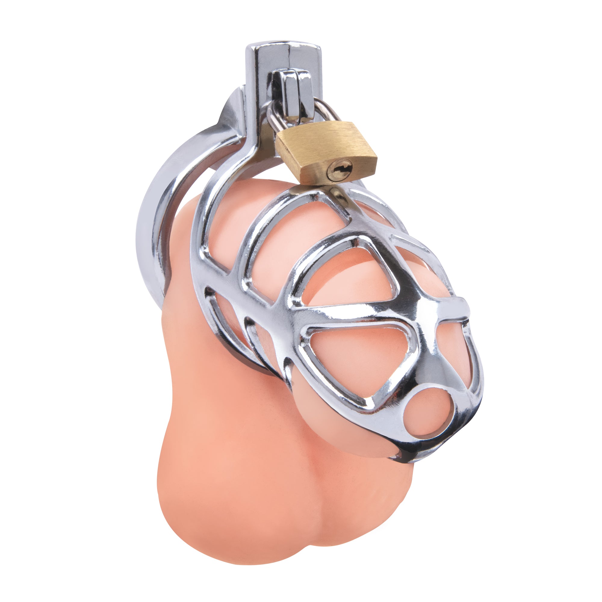 3.75" Stainless Steel Prisoner Cock Cage