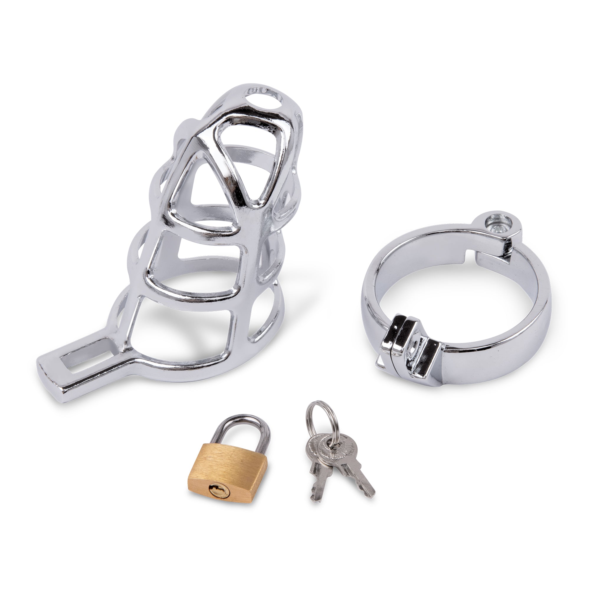 3.75" Stainless Steel Prisoner Cock Cage