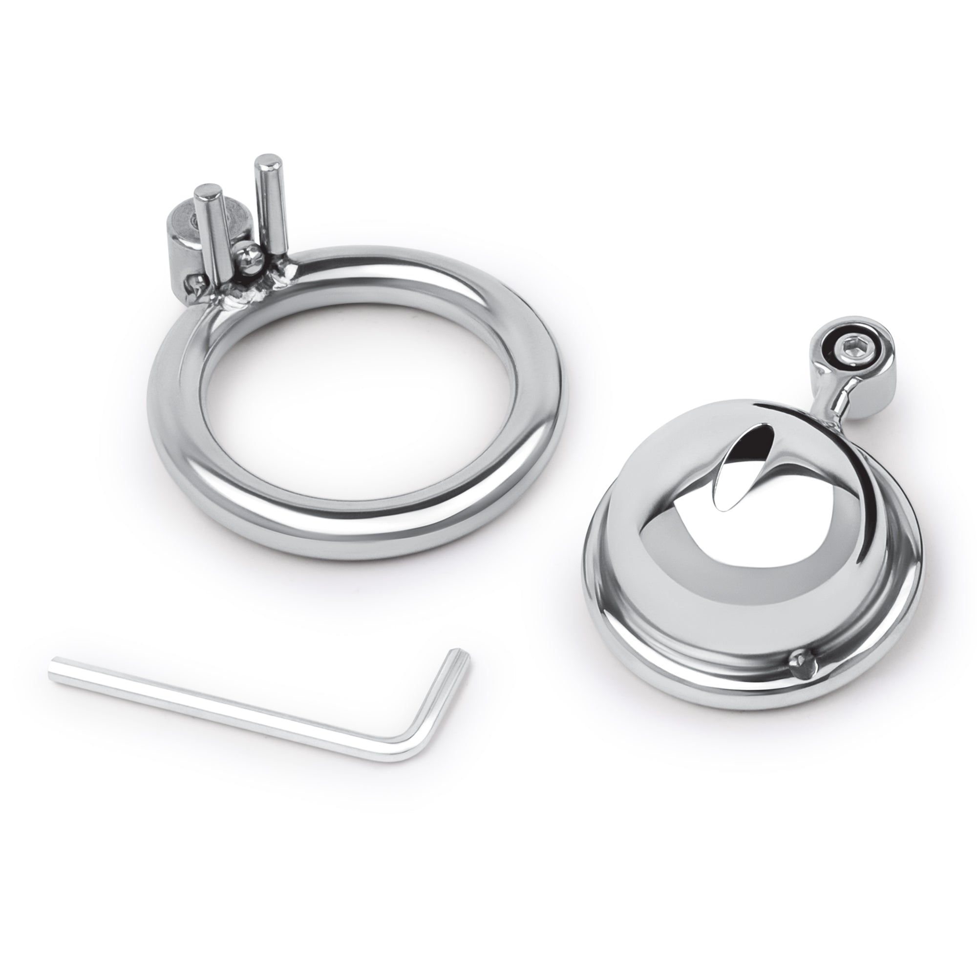 Stainless Steel Inverted Micro Chastity Cage