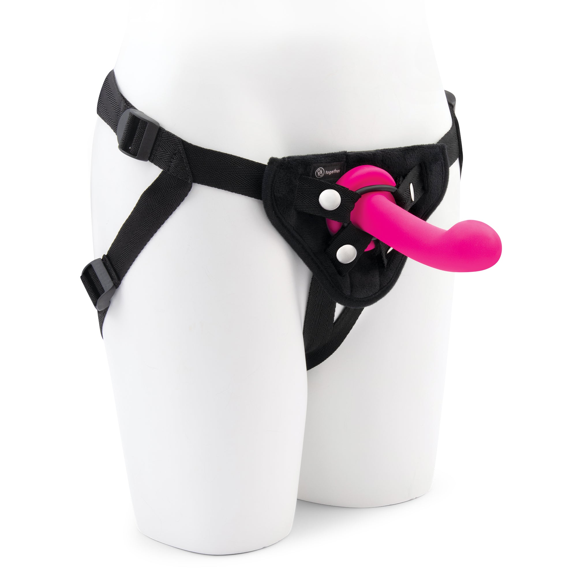 POP 5.5" Silicone Dildo and Harness Set