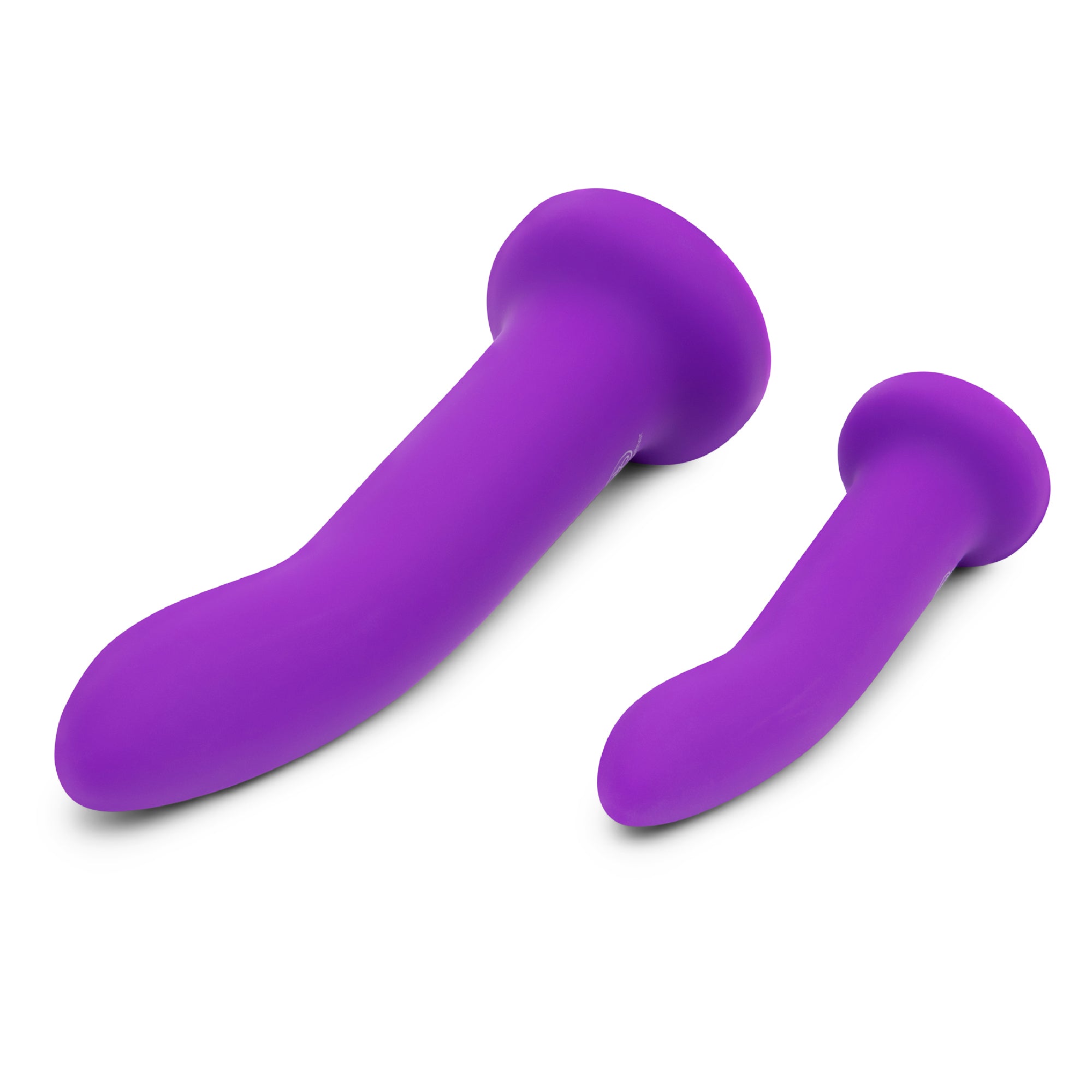 DUO 2PC 5.5" & 7.75" Silicone Dildo & Harness Set