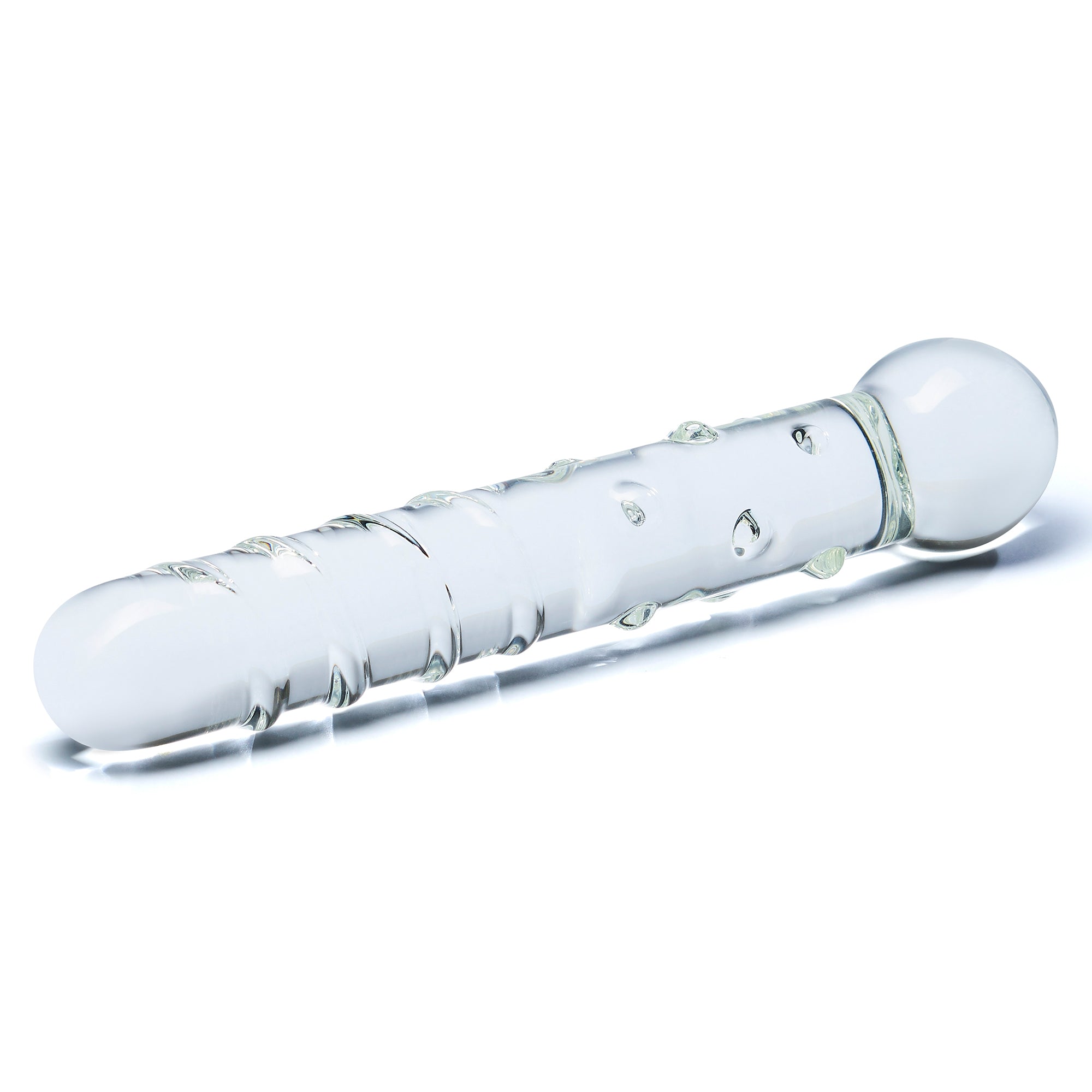 7" Callisto Clear Glass Dildo Electric Novelties 7" Callisto Clear Glass Dildo Electric Novelties
