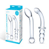 2PC G-Spot Pleausre glass dildo Set