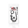 Silicone Anal Beads 9 Balls - Black