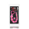 Silicone Anal Beads 9 Balls - Pink