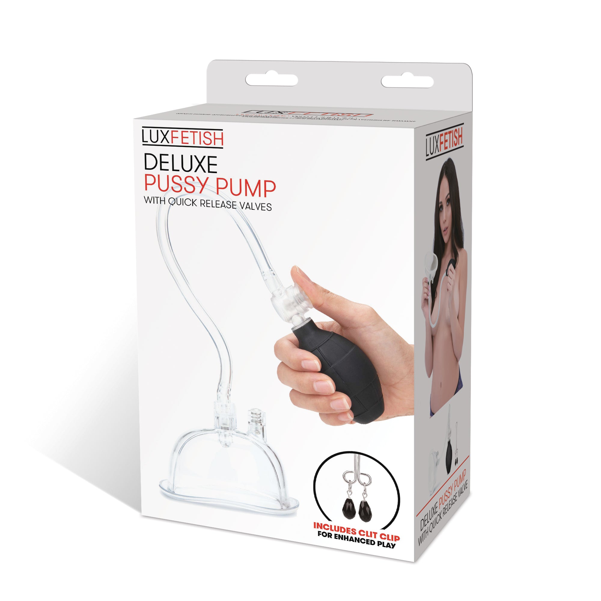 Rechargeable Pussy Pump With Clit Clamp
