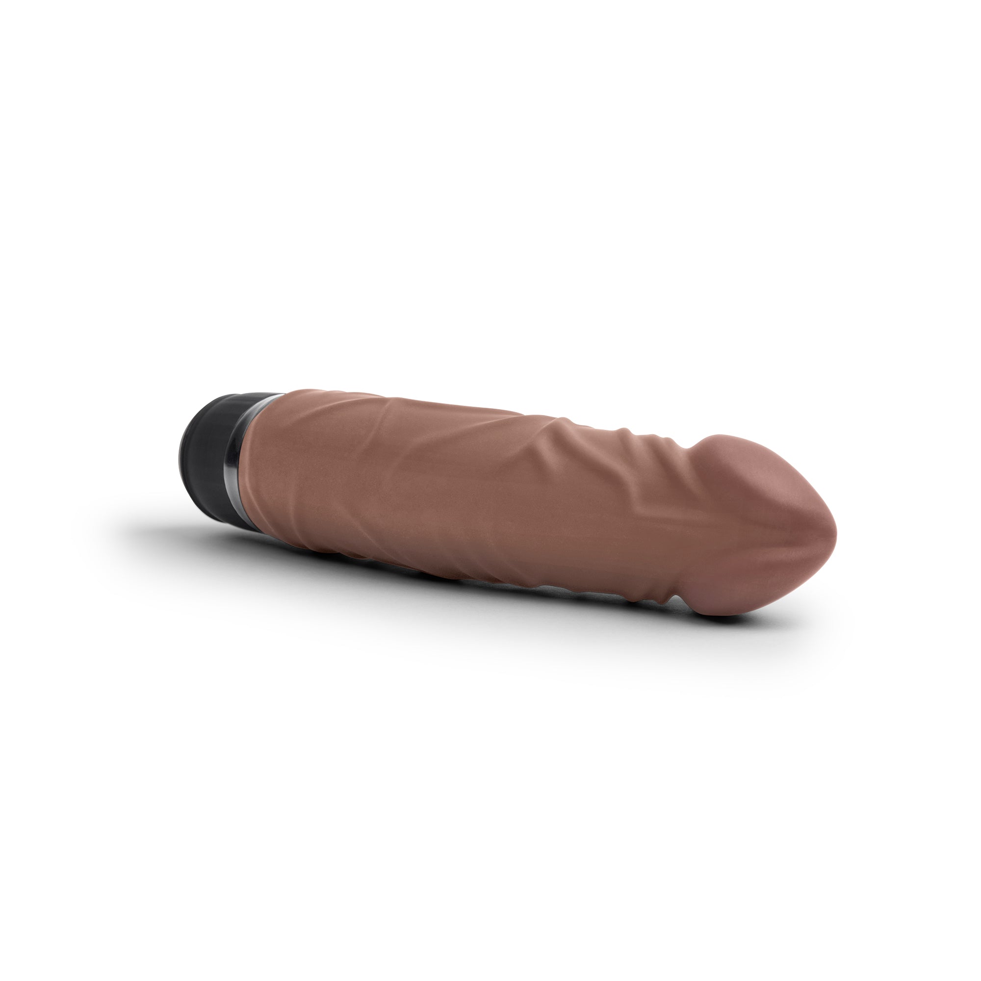 6.5” Realistic Vibrator Dark Brown