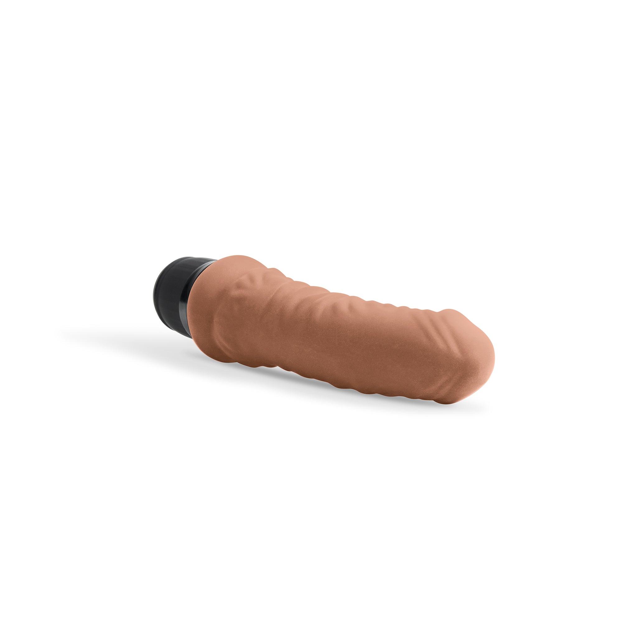 6" Realistic Vibrator Mocha