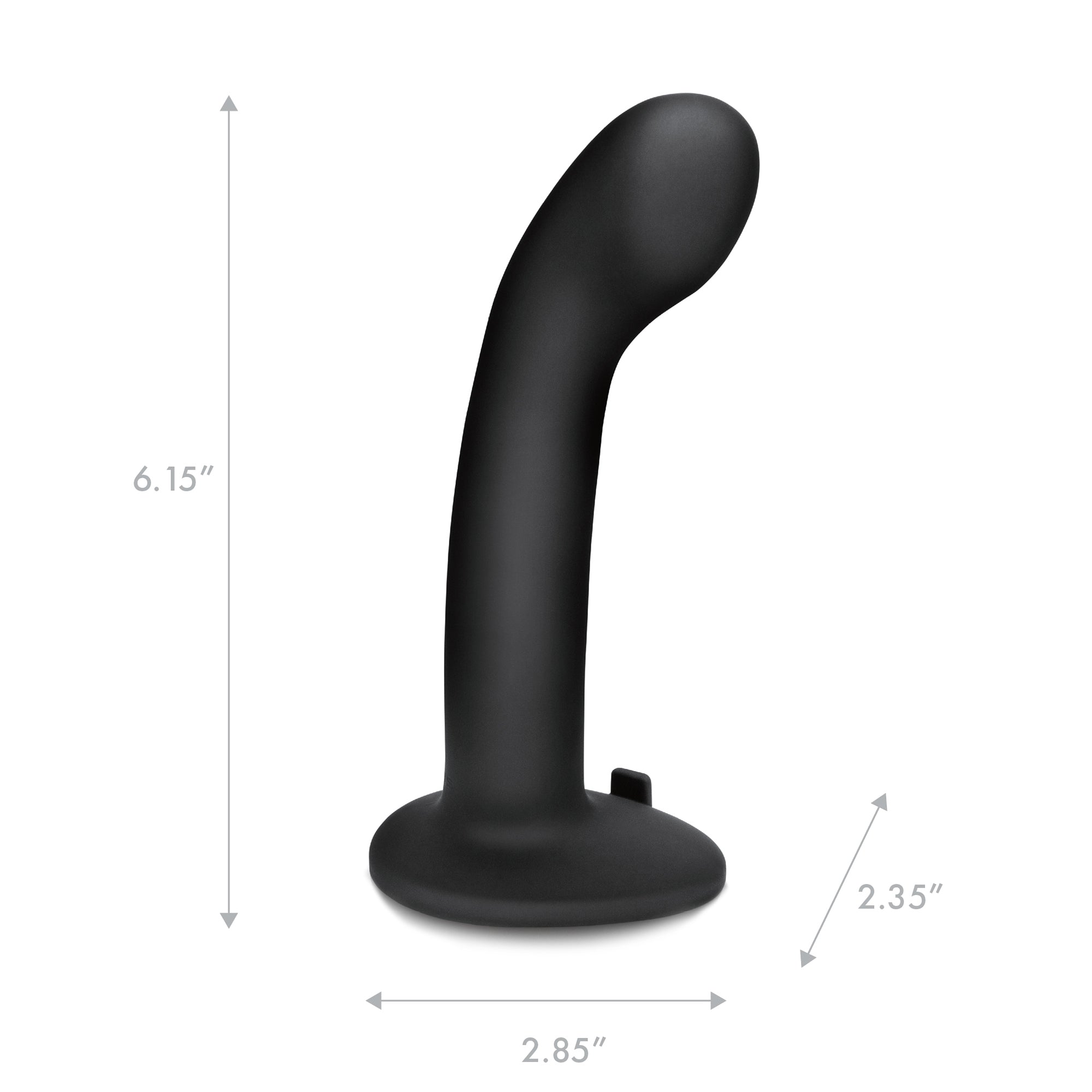 6" P-spot / G-spot Silicone Peg with harness included