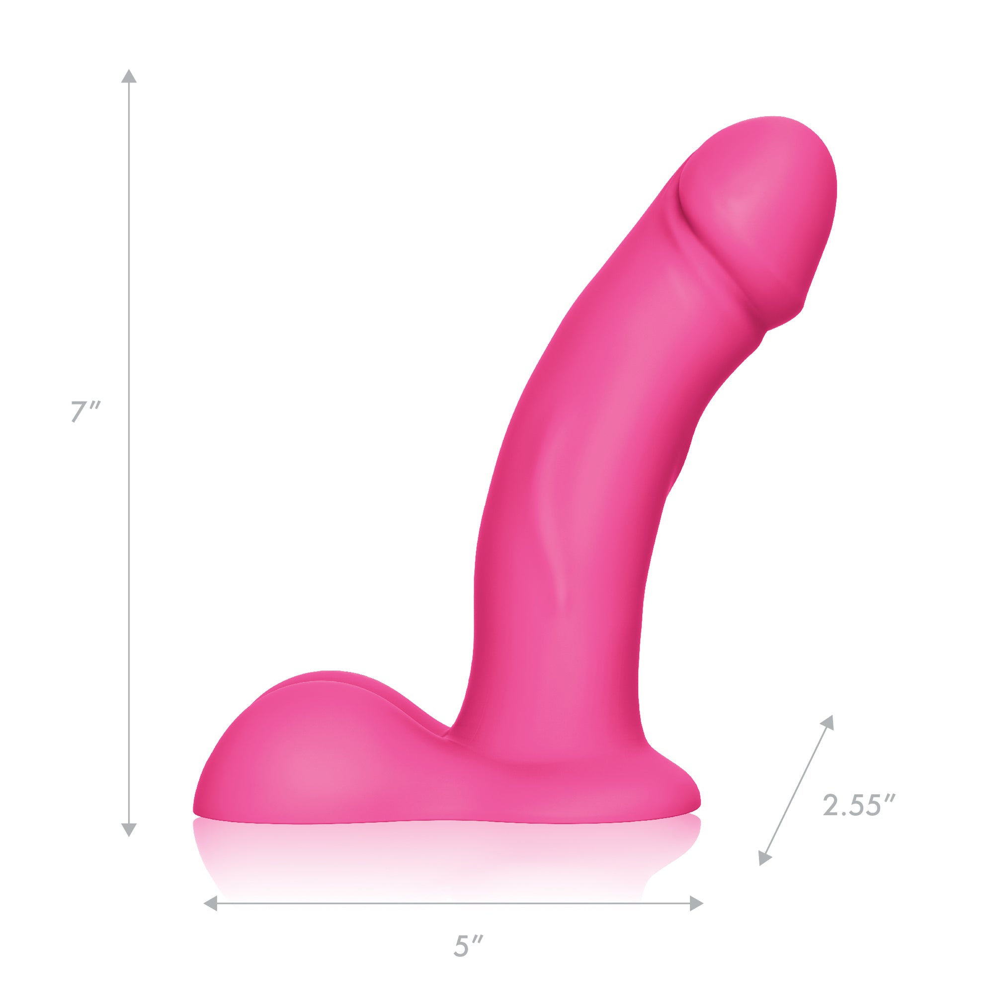 6.5” Realistic SIlicone Dildo With Balls and Harness Included