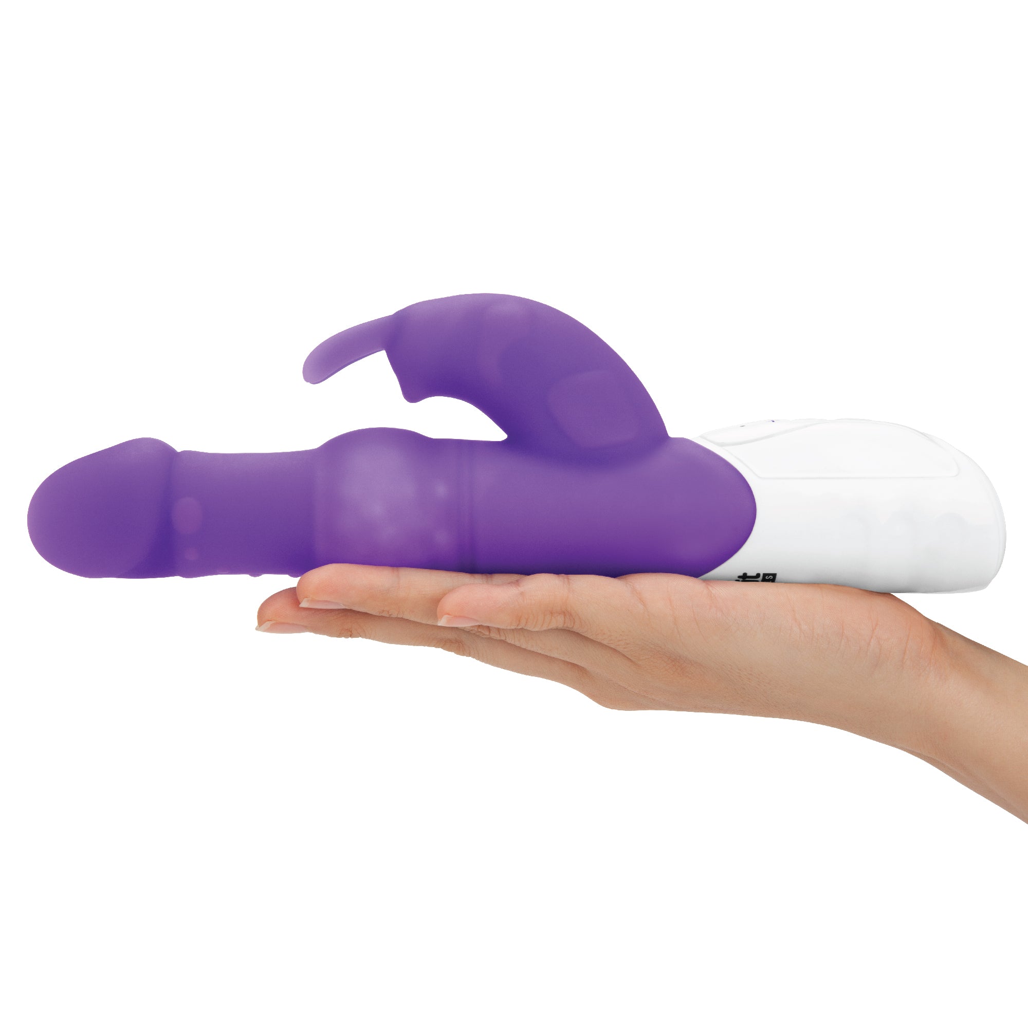 Rechargeable Pearls Rabbit Vibrator - Purple