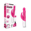 Rechargeable Slim Shaft Rabbit Vibrator - Hot Pink