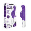 Rechargeable Slim Shaft thrusting G-spot Rabbit - Purple